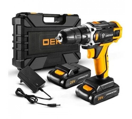 Аккумуляторная дрель-шуруповерт DEKO DKCD20FU-Li SET 3 063-4177