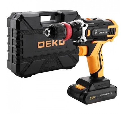 Аккумуляторная дрель-шуруповерт DEKO DKCD20FU-Li SET 3 063-4177