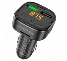 FM-модулятор Borofone BC43 (BT, microSD, 2xUSB)