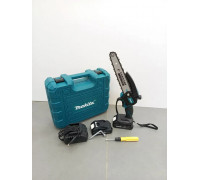 Аккумуляторная цепная мини пила Makita 8 дюйм с масло подачей
