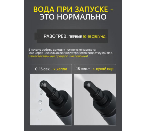KiLoHome Пароочиститель 12в1 мощный для эко уборки дома напольный и ручной 1500 Вт