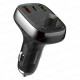 FM-модулятор Charome C2 (BT, 2xUSB, 1xUSB-C), чёрный