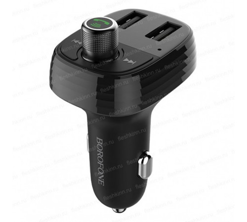 FM-модулятор Borofone BC16 (BT, microSD, 2xUSB)