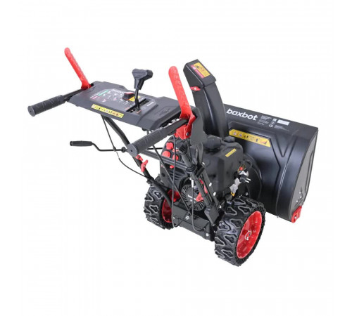 Снегоуборщик бензиновый Boxbot GS 770XE, электростарт, 7 л.с., 6 вперед / 2 назад, 66х53см, безвоздушные колеса, 2х LED-фары, подогрев ручек