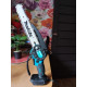 Пила аккумуляторная цепная мини садовая Makita 200 мм 48V сучкорез Макита / Ручная пила на аккумуляторе по дереву 48В в комплекте 2 АКБ в кейсе