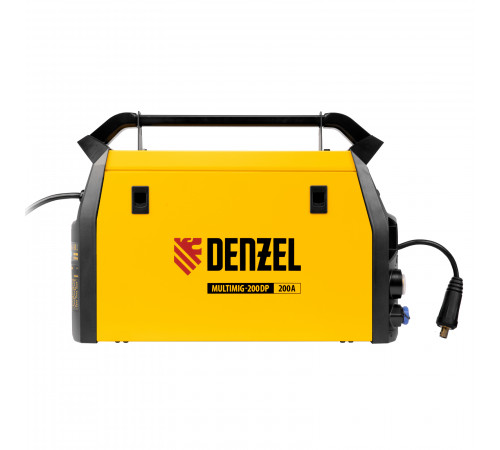 Аппарат инверторный полуавтоматической сварки MultiMIG-200DP Synergy Double Pulse, 200 А Denzel 94313