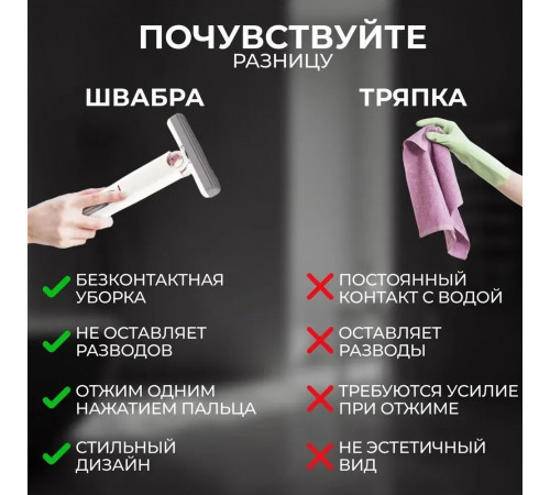Универсальная щетка со сменной насадкой для уборки любых поверхностей