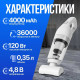 Пылесос вертикальный беспроводной 2 в 1 для дома и авто / Многофункциональный мощный пылесос для уборки
